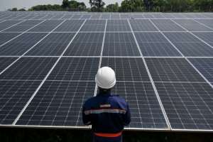 The Boundiali plant aims to improve the electricity supply to more than 430,000 households.  By Sia KAMBOU (AFP)