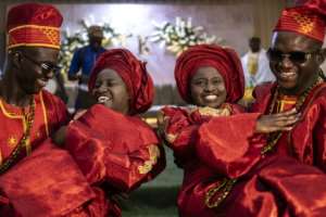 The brothers have built careers around promoting twin culture in Ibadan, a region famous for its unusually high number of twins.  By OLYMPIA DE MAISMONT (AFP)