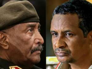 The conflict pits Sudans de facto leader General Abdel Fattah al-Burhan against his former deputy Mohamed Hamdan Daglo.  By ASHRAF SHAZLY (AFP/File)