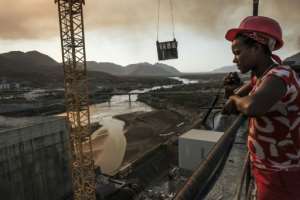 The dam has been under construction for 11 years.  By EDUARDO SOTERAS (AFP)