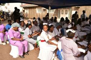 The Ebola outbreak which lasted from 2014 until 2016 killed nearly seven percent of the healthcare workforce.  By Saidu BAH (AFP)
