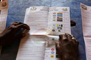 The elections sought to end a nearly four-year-old crisis.  By SEYLLOU (AFP)