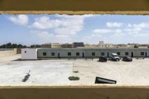 The EU funds two temporary reception centres for migrants, including in Nouadhibou.  By PATRICK MEINHARDT (AFP)