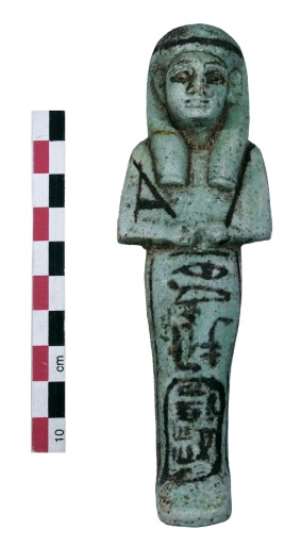 The funerary figurines, which are known as ushabti, were intended as servants to accompany the dead into the afterlife.  By Raphaele MEFFRE (MFFT - EPHE/PSL/AFP)