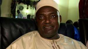 The Gambias president-elect Adama Barrow