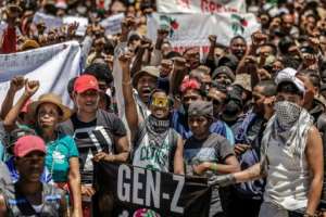 The Gen Z movement led the demonstrations, which started off to protest lack of water and power supply.  By Luis TATO (AFP/File)