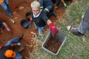 The government-organised exhumation in Pretoria was the first of its kind in South Africa, part of the countrys attempts to come to terms with its painful past