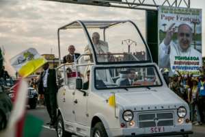 The high point of Francis visit will be a huge mass on Sunday attended by crowds of 800,000.  By RIJASOLO (AFP)