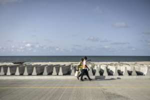 The highway has already partially opened, bringing economic development along with faster travel.  By OLYMPIA DE MAISMONT (AFP)