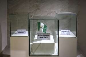 The installation sends a message to foreign museums that Nigeria is ready to pursue the repatriation of its looted artefacts.  By OLYMPIA DE MAISMONT (AFP)