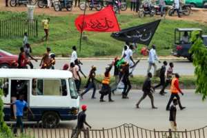 The Islamic Movement of Nigeria has staged a series of protests demanding the release of its leader Ibrahim Zakzaky.  By Sodiq ADELAKUN (AFP/File)