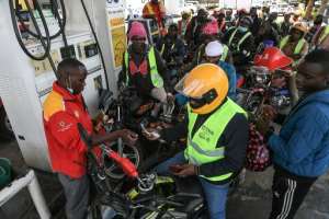 The Kenyan government pays oil providers to subsidise costs at the pump for motorists.  By Simon MAINA (AFP)