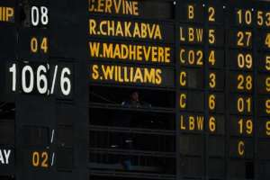 The manual system sometimes throws up a small error - here W.Madhevere should read W.Mandevere.  By Zinyange Auntony (AFP)