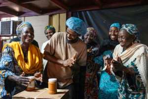 The new Mothers of Chibok food label will help the women finance their families schooling.  By TOYIN ADEDOKUN (AFP)