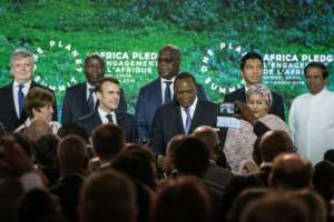 The One Planet Summit brought together policymakers and business leaders to boost funding for renewable energy projects in Africa, thus protecting its forests. By Yasuyoshi CHIBA (AFP)