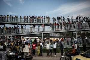 The onetime oil industry executive was greeted by large crowds as he took his challenge to DRCs rulers round the country..  By John WESSELS (AFP/File)