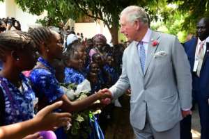The Prince of Wales and Duchess of Cornwall also visited a military barracks and a war cemetery where World War II army veterans were laid to rest.  By SEYLLOU (POOL/AFP)