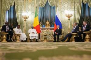 The Sahel juntas have forged ties with Vladimir Putins Russia.  By Pavel Bednyakov (POOL/AFP)