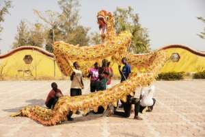 The Shaolin Temple in Zambia is the first in Africa.  By GIANLUIGI GUERCIA (AFP)