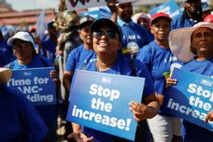 The state-owned energy group Eskom says rate increases are necessary.  By Phill Magakoe (AFP)