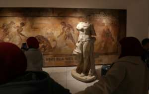 The Tripoli government has invested more than five million dollars in rehabilitating the museum and its surrounding area.  By Mahmud Turkia (AFP)