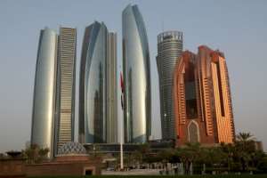 The UAE capital, Abu Dhabi, is a major financial centre.  By Giuseppe CACACE (AFP/File)