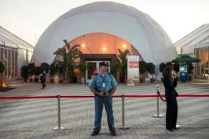 The UN migration conference is being held in the Moroccan city of Marrakesh.  By FADEL SENNA (AFP)