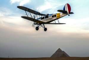 The Vintage Air Rally (VAR) has already taken pilots to Egypts Gaza pyramids, where they became the first aircraft to land in 80 years