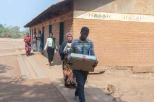 The winner requires more than 50 percent of votes, meaning a second round is likely.  By Amos GUMULIRA (AFP)