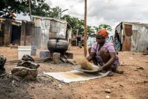 There are around 6,000 internally displaced persons in Nigerias capital Abuja.  By Light Oriye Tamunotonye (AFP)