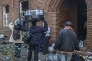 There was a large police presence in the area on Tuesday. By RAJESH JANTILAL (AFP)