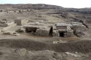 This is the first time since 1946 that such an important discovery has been made in the royal tombs of Tanis.  By Frederic PAYRAUDEAU (MFFT - EPHE/PSL/AFP)