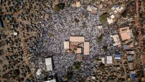Thousands gathered at Toeghin Peulh on February 26 in a quest for a healing or blessing.  By OLYMPIA DE MAISMONT (AFP)