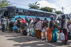 Thousands of Malawians have been sheltering in an open field in the eastern port city of Durban.  By RAJESH JANTILAL (AFP)