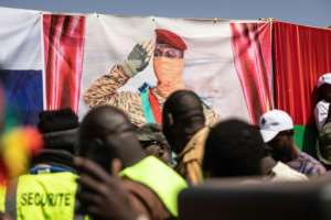 Traore, 38, came to power in a coup in September 2022.  By OLYMPIA DE MAISMONT (AFP)