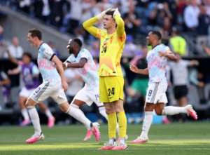 US goalkeeper Matt Freese was to blame for Belgiums third goal.  By Luke Hales (GETTY IMAGES NORTH AMERICA/AFP)
