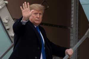 US President Donald Trump tweeted that modern planes are too complicated for pilots. By Jim WATSON (AFP/File)