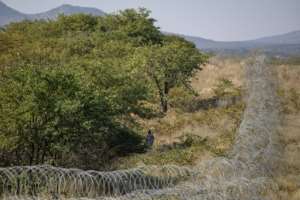 Vast stretches of South Africas border remain unfenced.  By EMMANUEL CROSET (AFP)