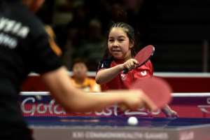 Waless Anna Hursey, 11, is thought to be the youngest competitor in Commonwealth Games history.