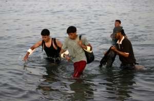 What sparked the flow of migrants remains unclear.  By JORGE GUERRERO (AFP)