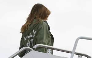 When Melania Trump flew to Texas in June to visit children separated from their parents, unexpectedly the back of her jacket bore these words scrawled in white: I really dont care. Do U?.  By Mandel Ngan (AFP/File)