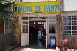 When the Nobel was announced Mukwege was operating at his hospital in Bukavu.  By Alain WANDIMOYI (AFP)