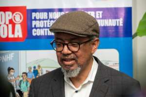 WHO chief Tedros Adhanom Ghebreyesus is in the DRC to help in the fight against the highly infectious virus.  By Hardy BOPE (AFP)