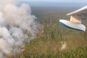 Wild fires unprecedented in scope and intensity burned across parts of Siberia in July.  By HO (press-service of Russias Krasnoyarsk Krais forestry ministry/AFP)