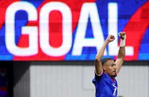 Wilson Isidors stunning strike put Haiti 2-1 up.  By Kevin C. Cox (GETTY IMAGES NORTH AMERICA/AFP)