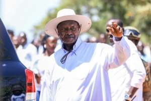 Yoweri Museveni is accused of repressing the opposition.  By - (AFP/File)