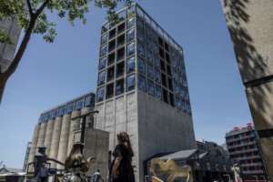 Zeitz MOCAA is housed in an old grain silo.  By MARCO LONGARI (AFP)