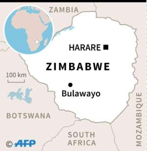 Map of Zimbabwe, which holds its first post-Mugabe presidential election on Monday, July 30..  By AFP (AFP)
