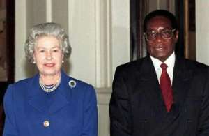 Zimbabwean ex-president Robert Mugabe ended his life stripped of his honorary British knighthood and barred from many Western countries.  By Johnny Eggitt (POOL/AFP/File)