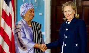 US-funded NGOs honours President Ellen Johnson as a leverage for more oil